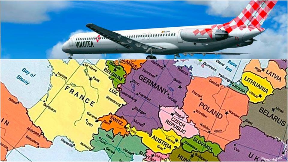 Авиабилеты: распродажа VOLOTEA билеты по Европе от 0,92 € билеты на самолет по 1 евро